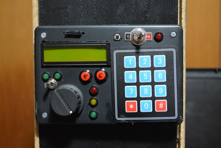 User Control Panel for Custom School Traffic Light